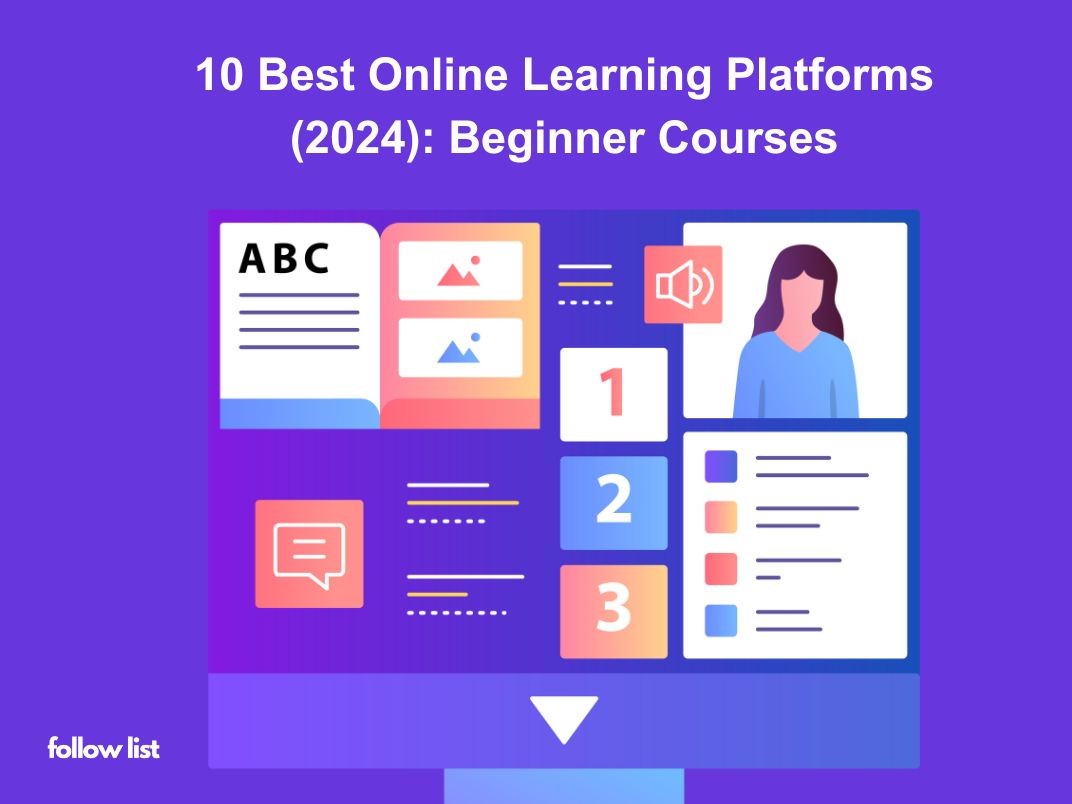 10 Best Online Learning Platforms (2024): Beginner Courses